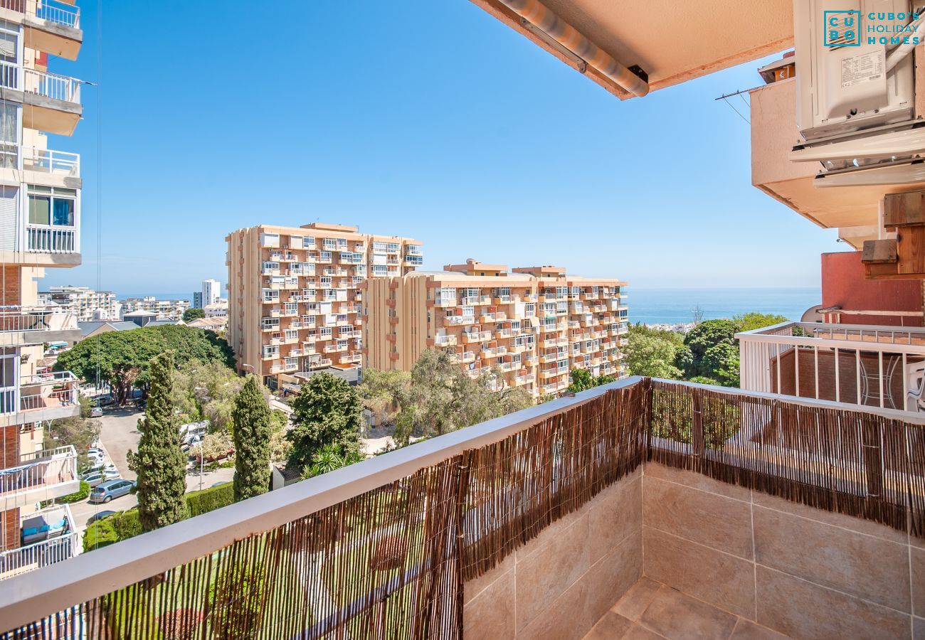 Terrasse de cet appartement à Benalmádena