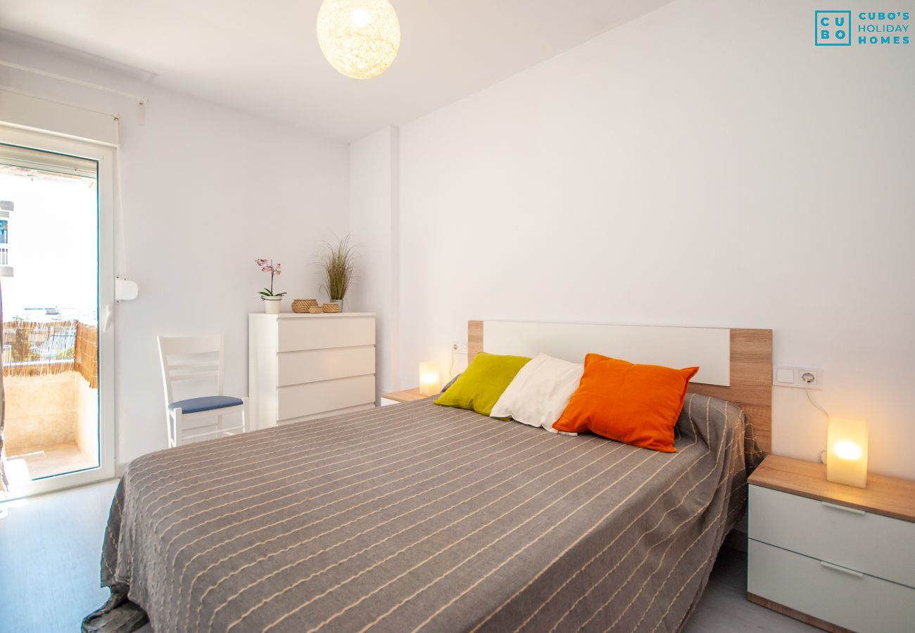 Chambre de cet appartement à Benalmádena