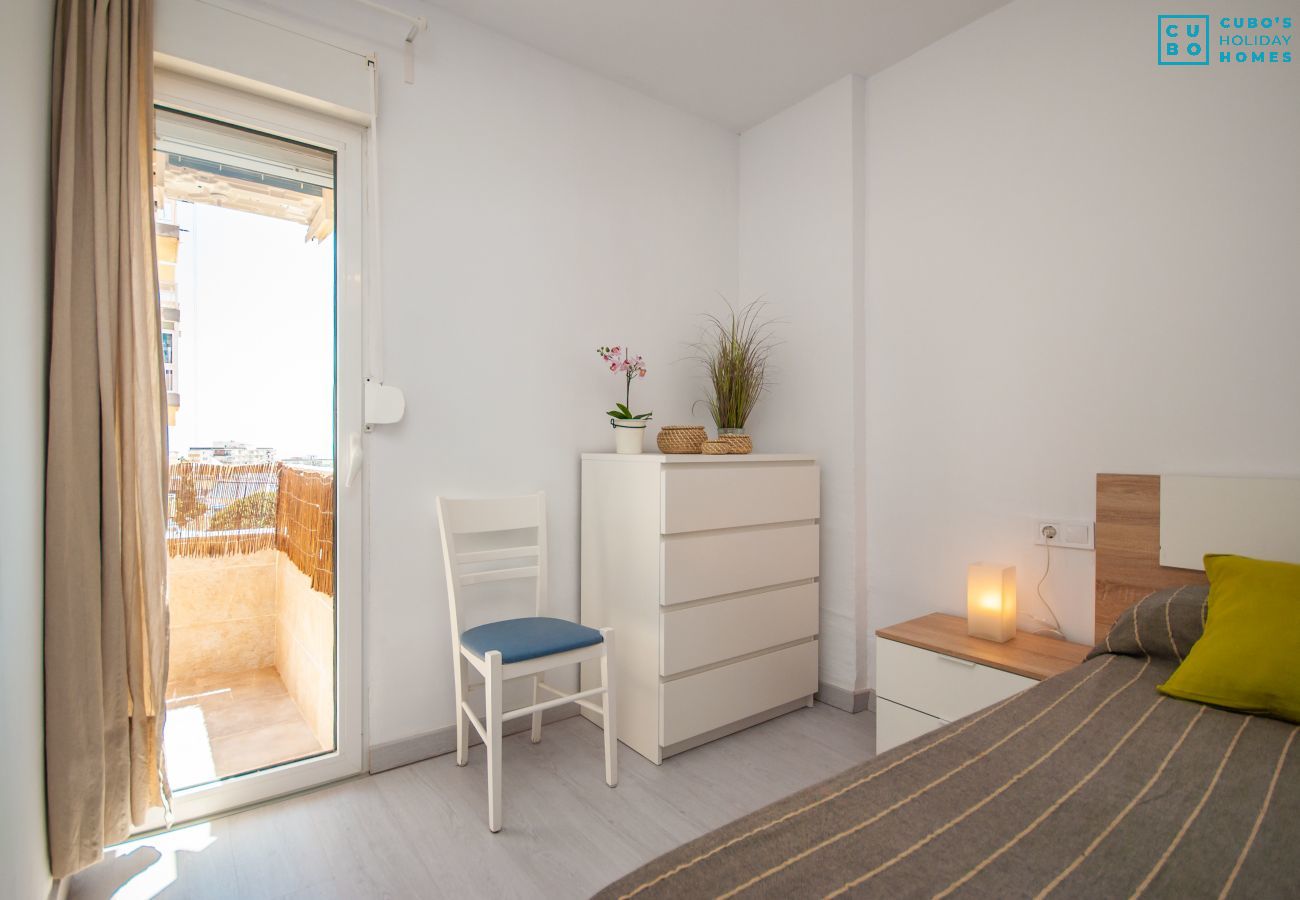 Chambre de cet appartement à Benalmádena