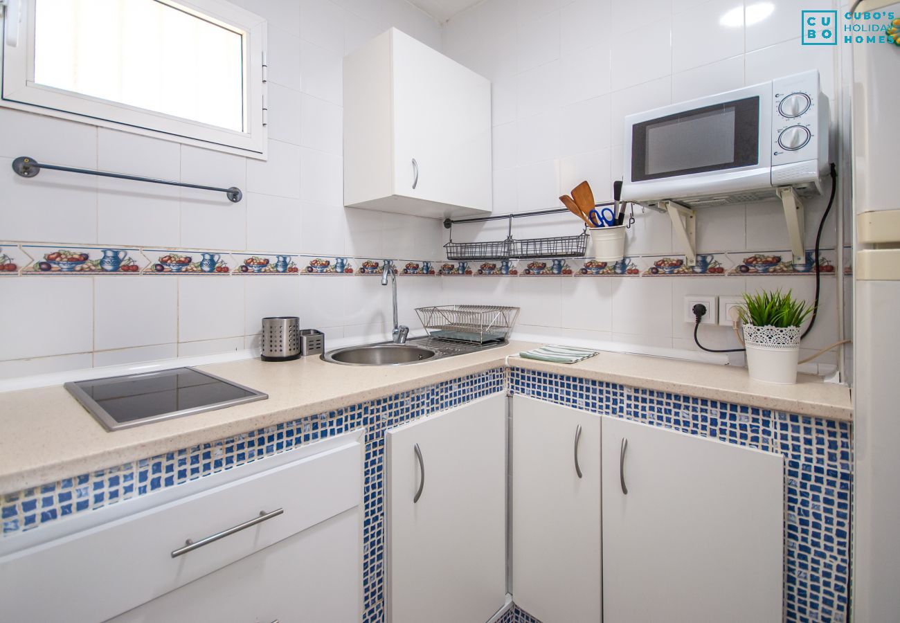 Cuisine de cet appartement à Benalmádena