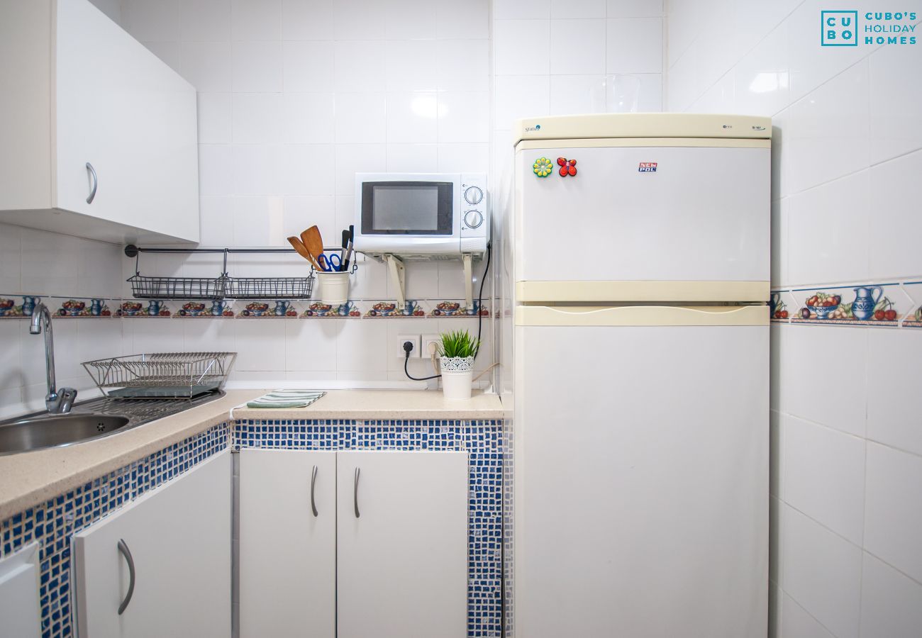 Cuisine de cet appartement à Benalmádena