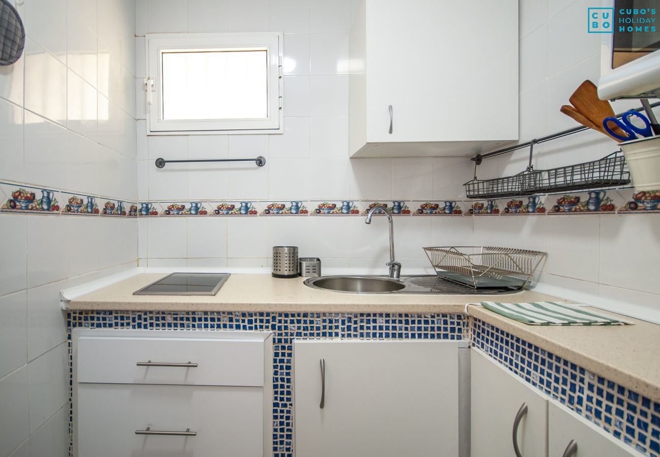 Cuisine de cet appartement à Benalmádena