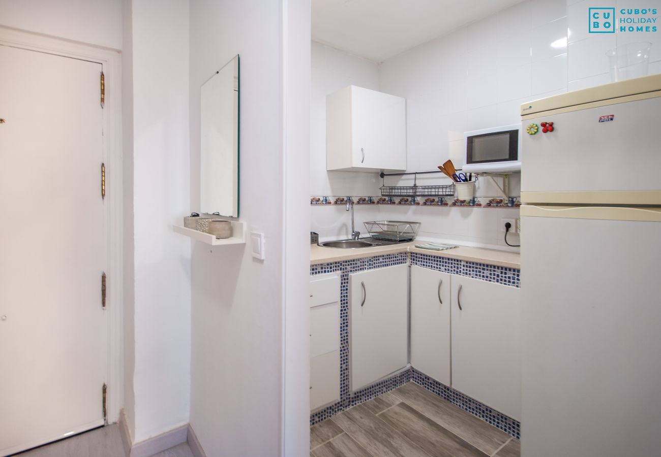 Cuisine de cet appartement à Benalmádena