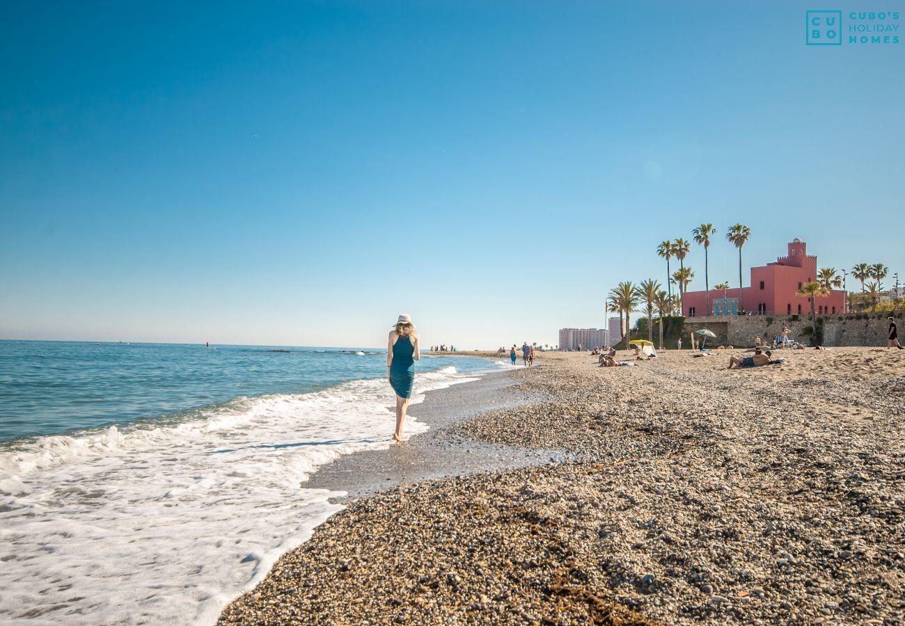 Plage près de cet appartement à Benalmadena