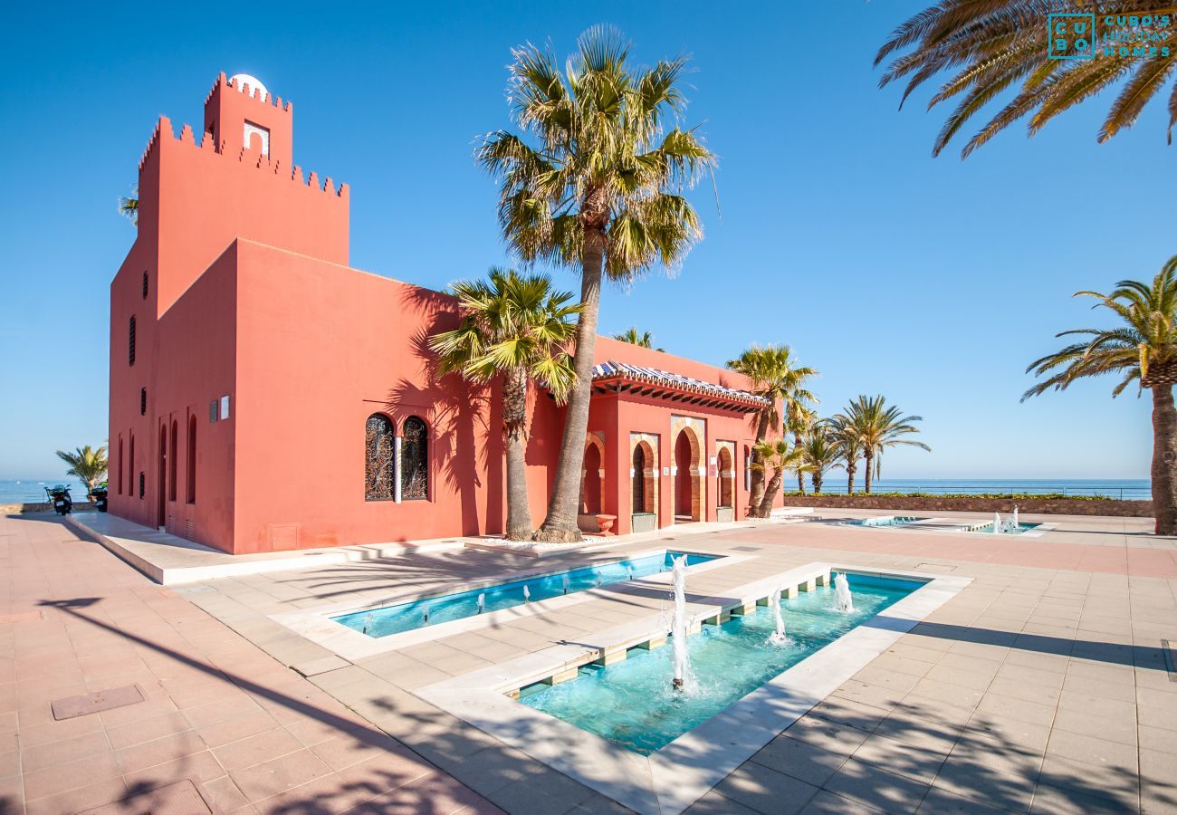 Plage près de cet appartement à Benalmadena