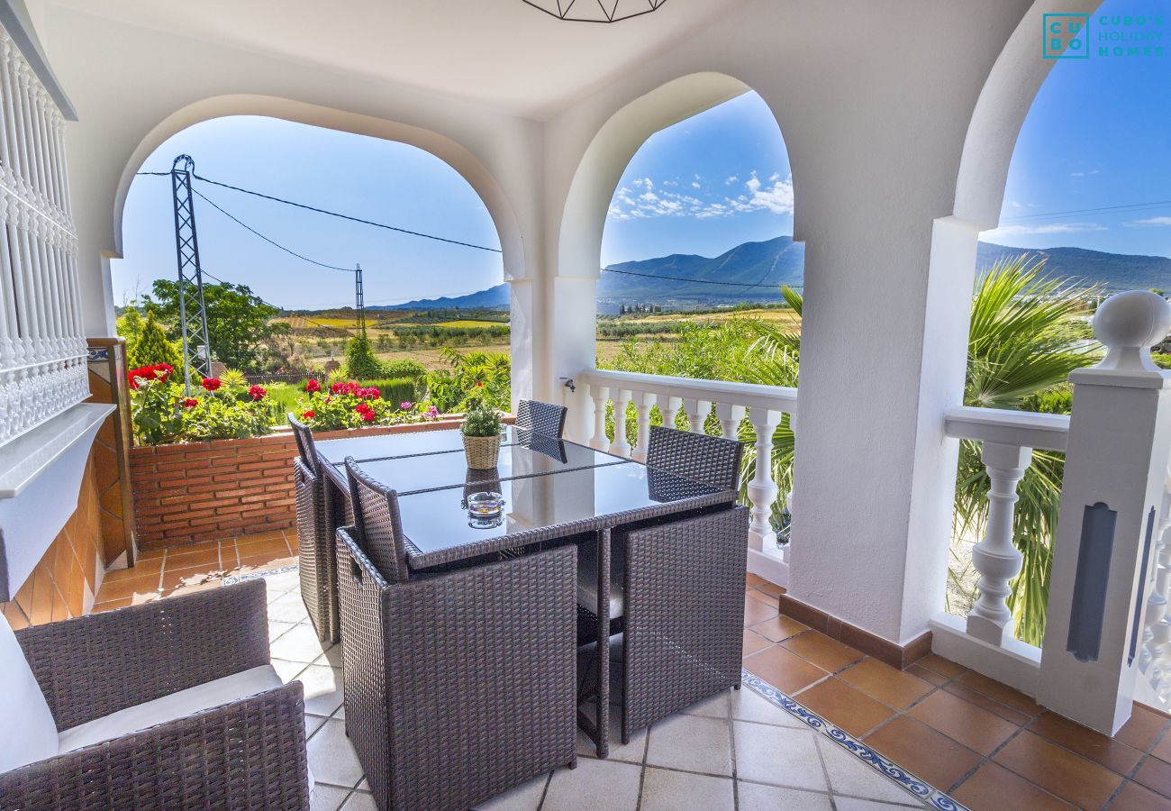 Terrasse de ce domaine de luxe à Alhaurín el Grande