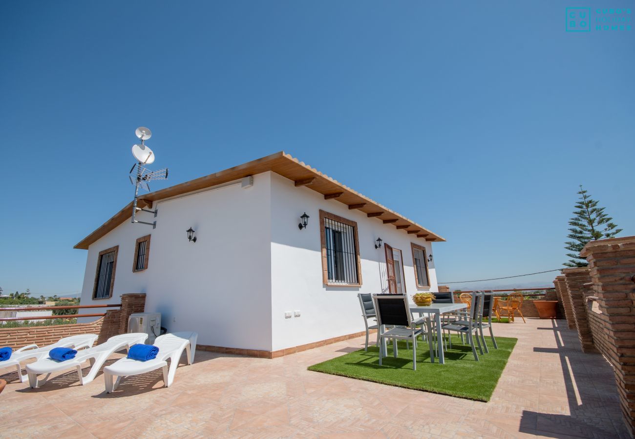 Terrasse de cette villa à Alhaurín el Grande