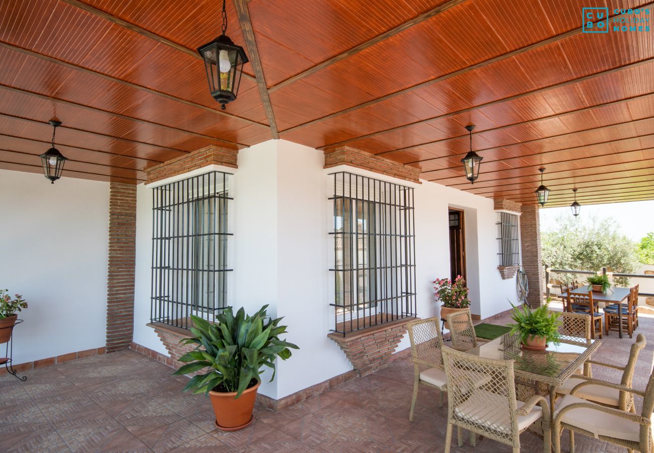 Terrasse de cette villa à Alhaurín el Grande