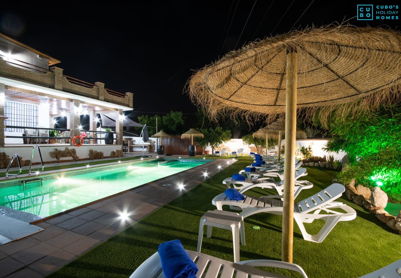 Piscine privée de cette maison rurale à Alhaurín el Grande