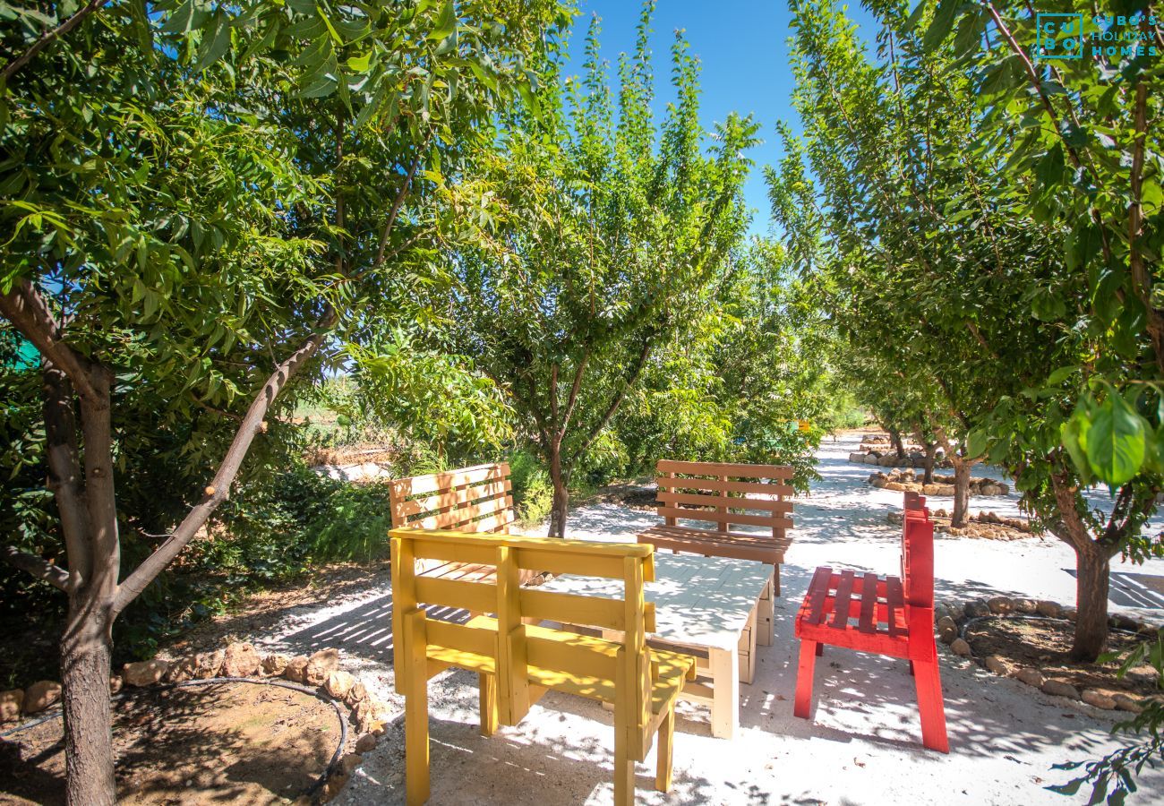 Terrasse de cette villa à Alhaurín el Grande