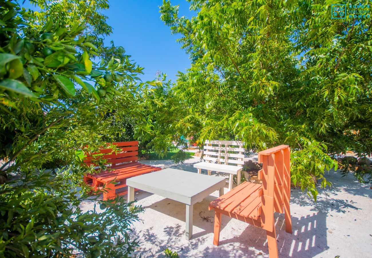 Terrasse de cette villa à Alhaurín el Grande