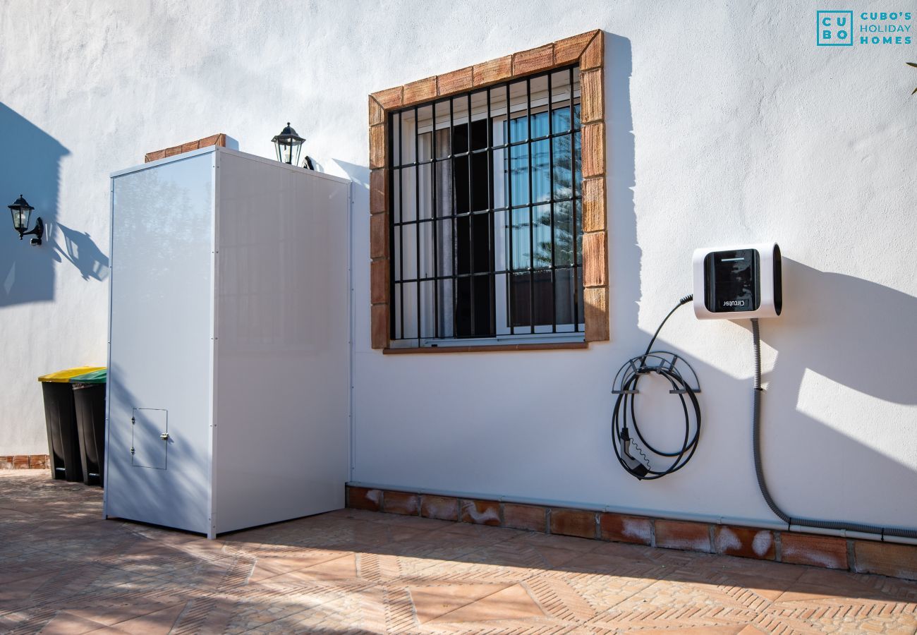 Terrasse de cette villa à Alhaurín el Grande