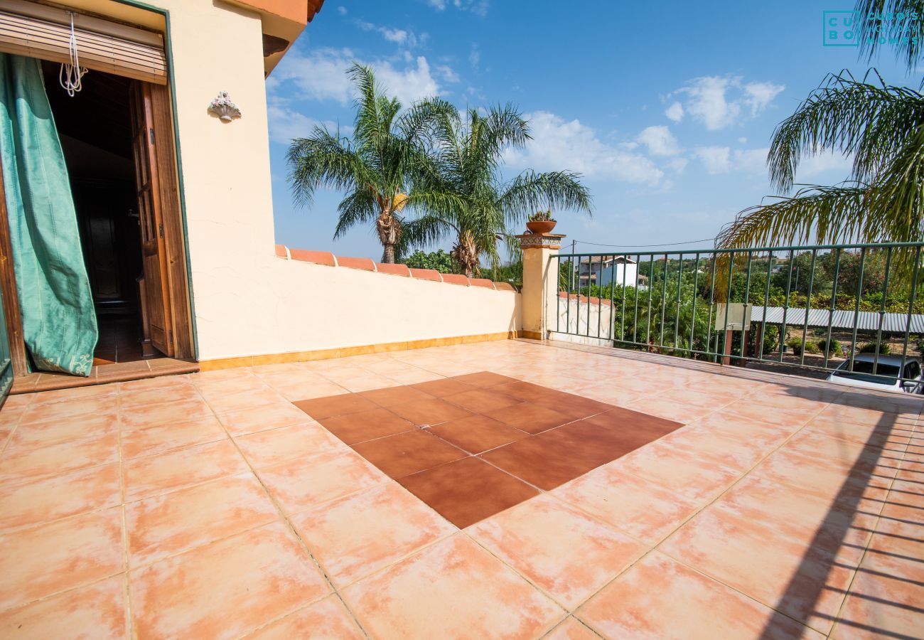 Terrasse de cette Finca à Alhaurín el Grande