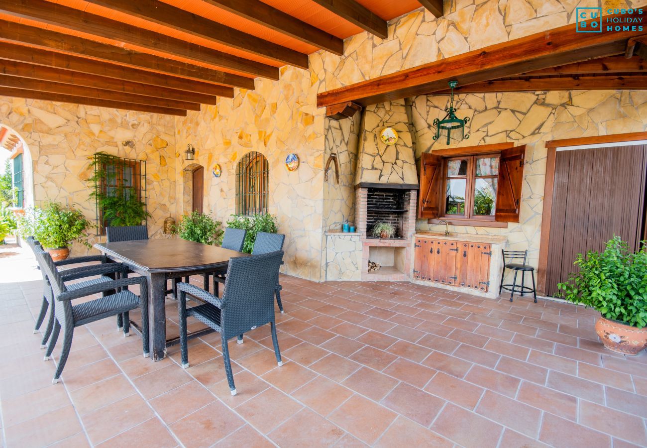 Terrasse de cette Finca à Alhaurín el Grande