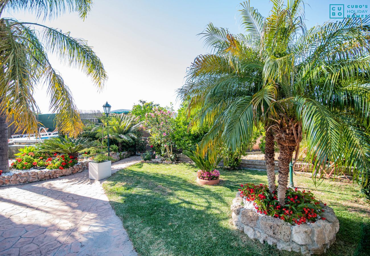 Jardin de cette Finca à Alhaurín el Grande