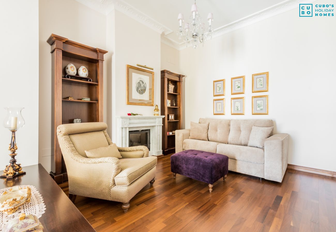 Chambre de cette maison de luxe dans le centre d'Alhaurín el Grande