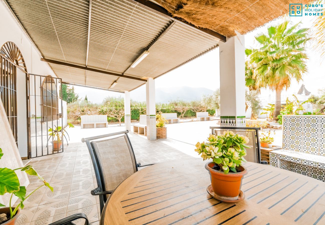 Terrasse de cette villa à Alhaurín el Grande
