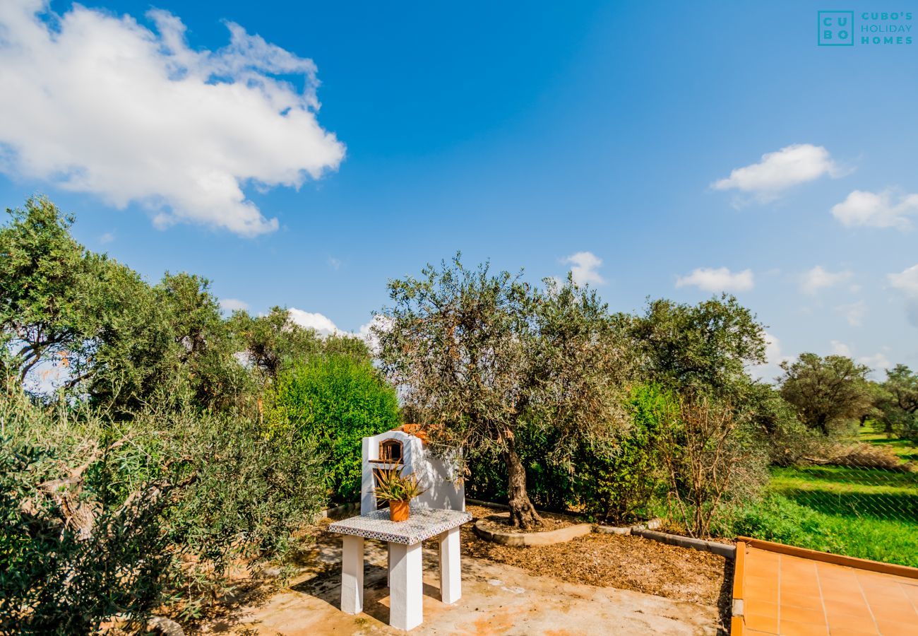 Jardin de cette villa à Alhaurín el Grande