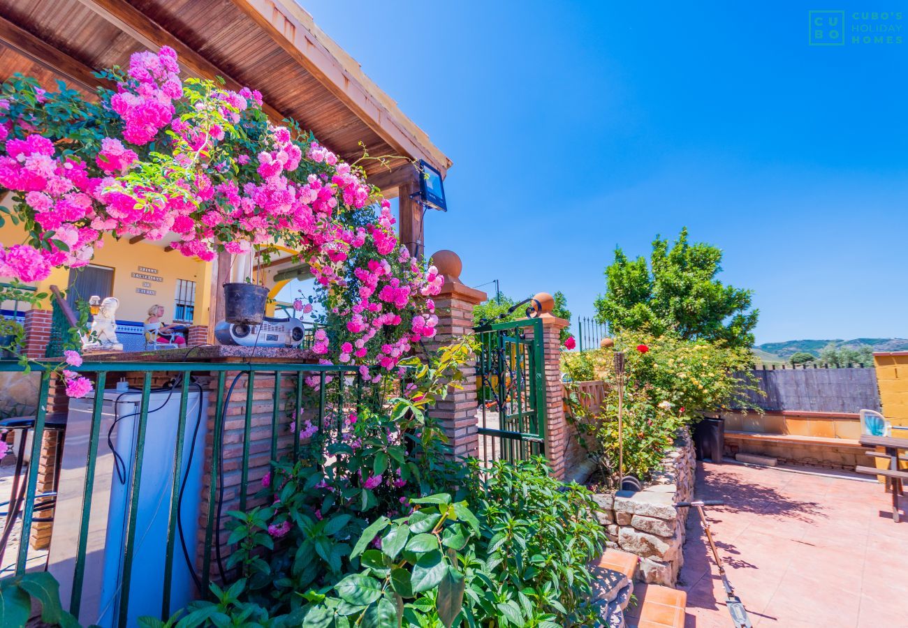 Jardin de cette villa à Ardales