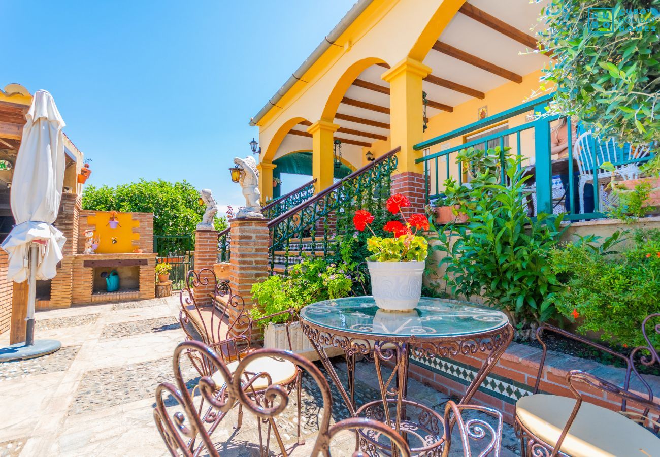 Terrasse de cette villa à Ardales