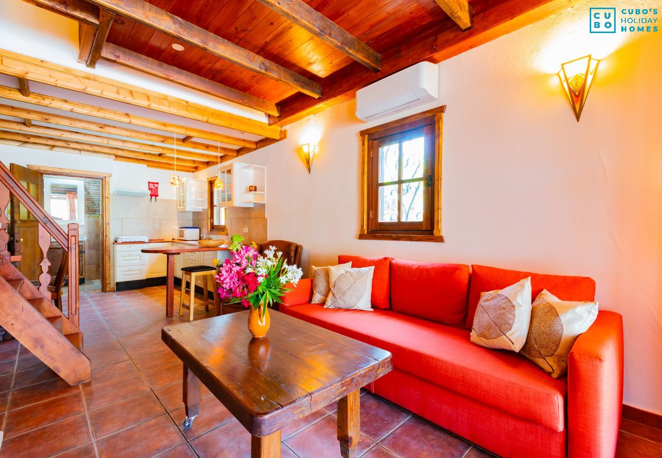 Salon de ces appartements ruraux à Alhaurín el Grande