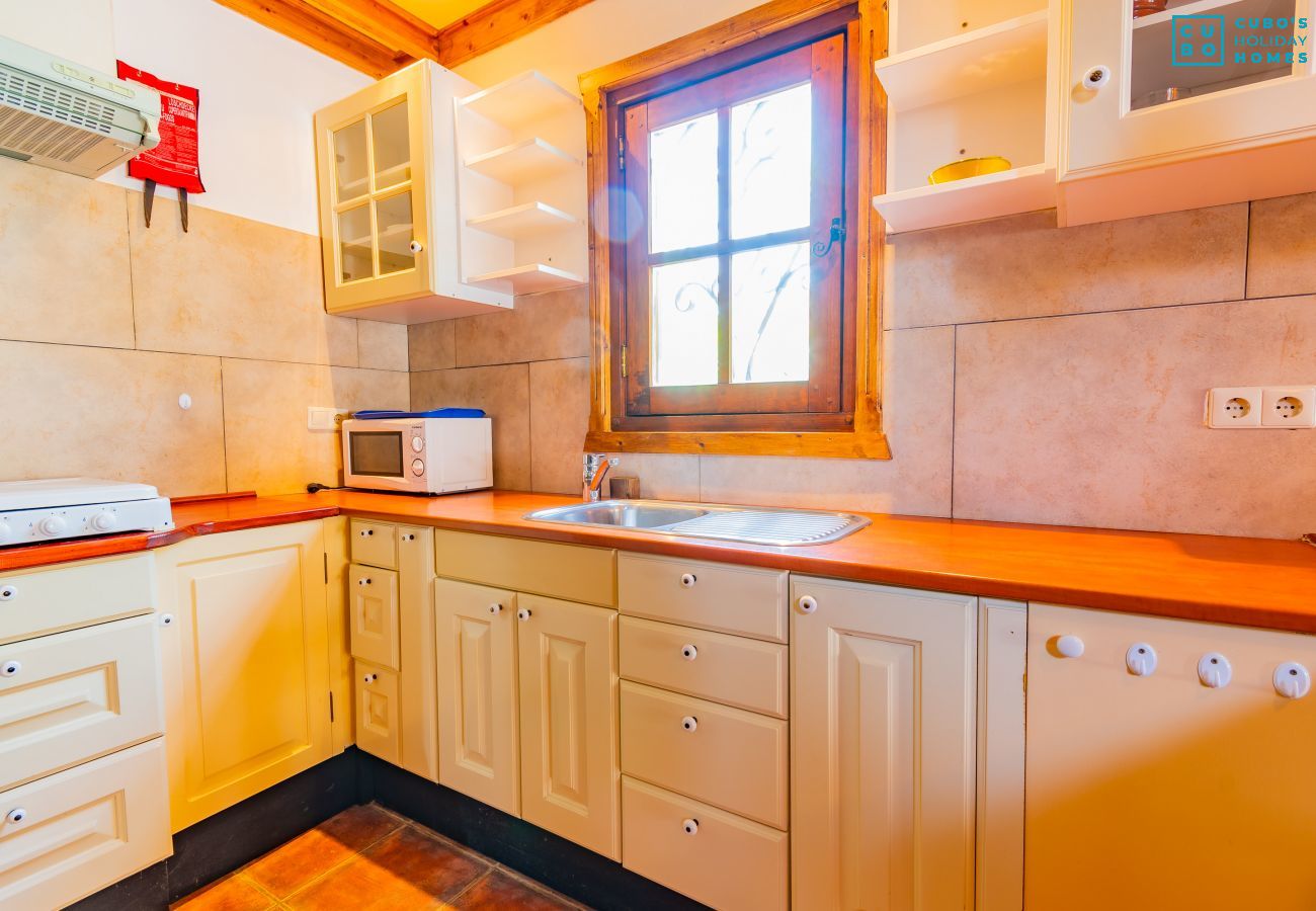 Cuisine de ces appartements ruraux à Alhaurín el Grande