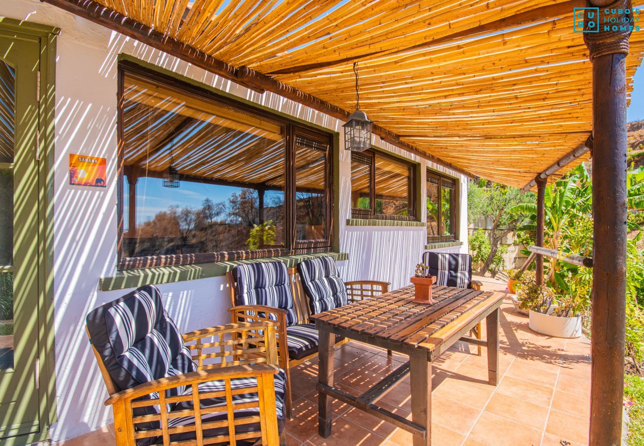 Terrasse de ce studio rural à Mijas Pueblo