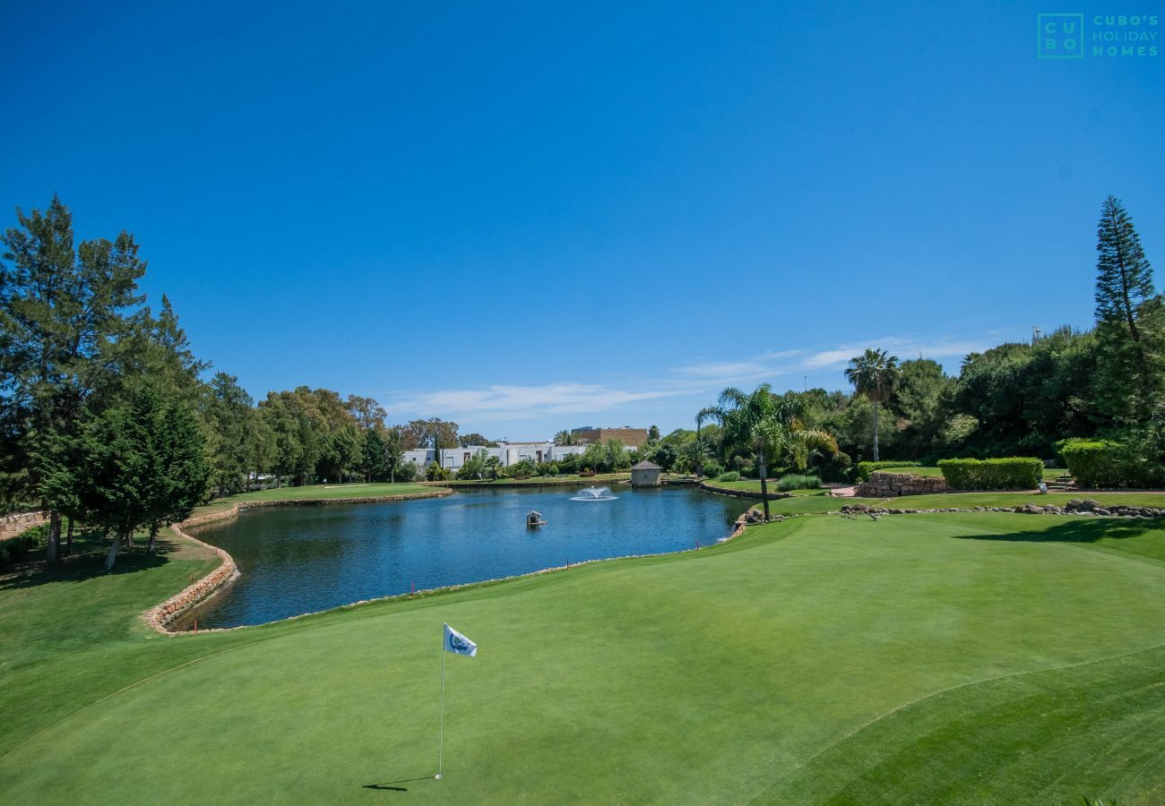 Terrain de golf de cet appartement à La Cala de Mijas