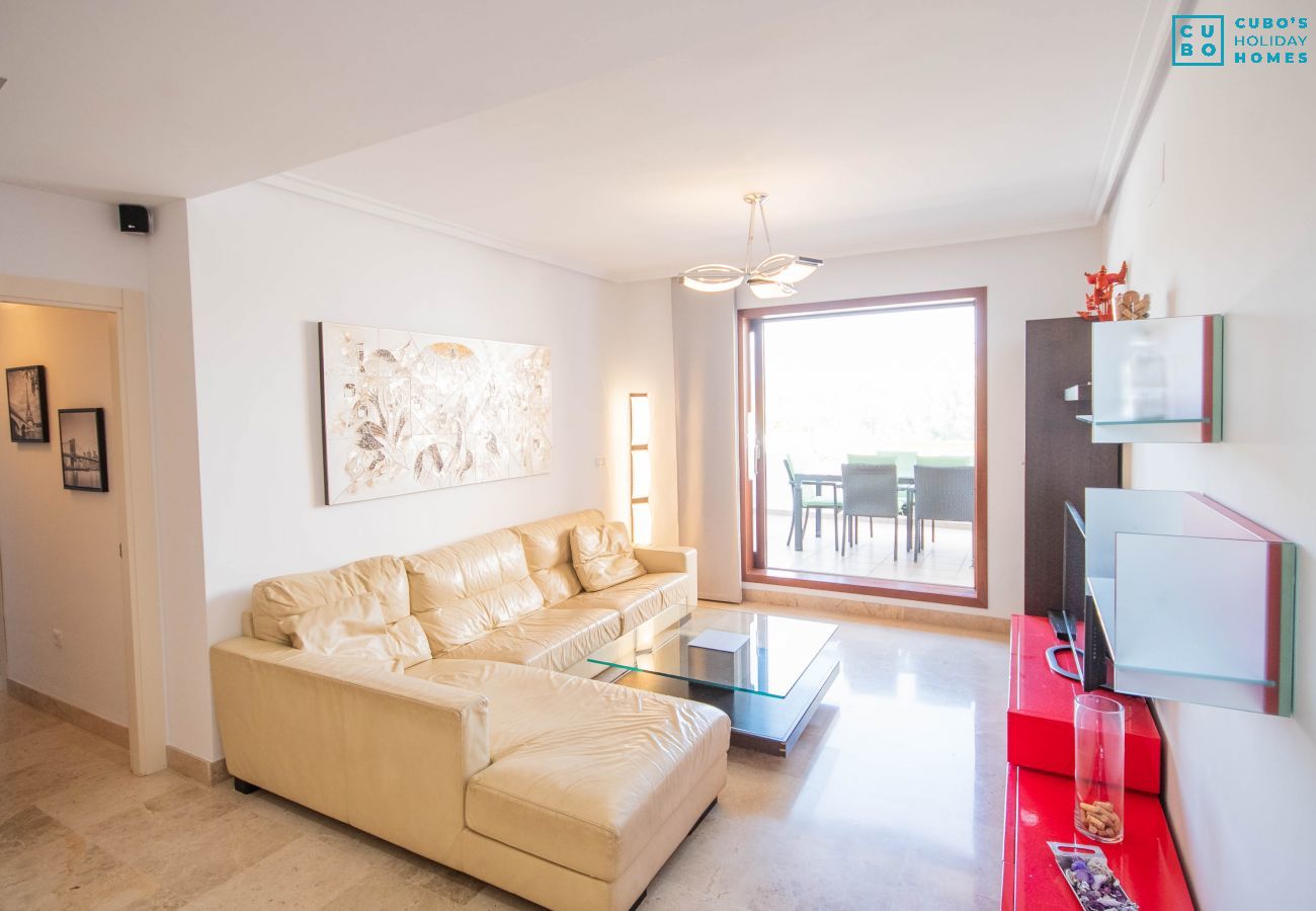 Salon de cet appartement à La Cala de Mijas