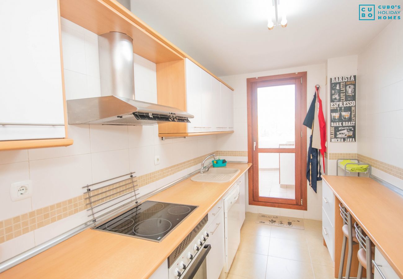 Cuisine de cet appartement à La Cala de Mijas