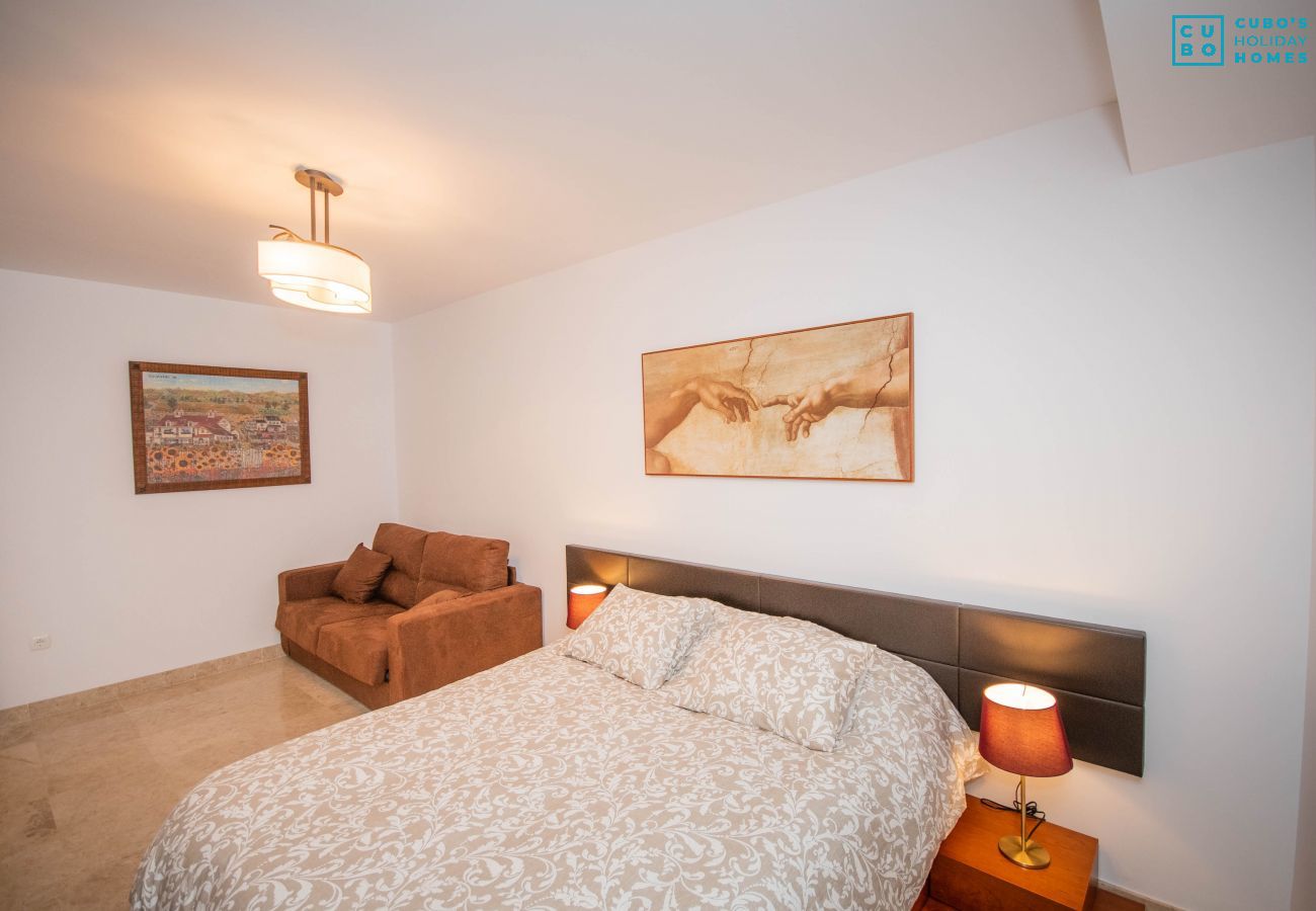 Chambre de cet appartement à La Cala de Mijas