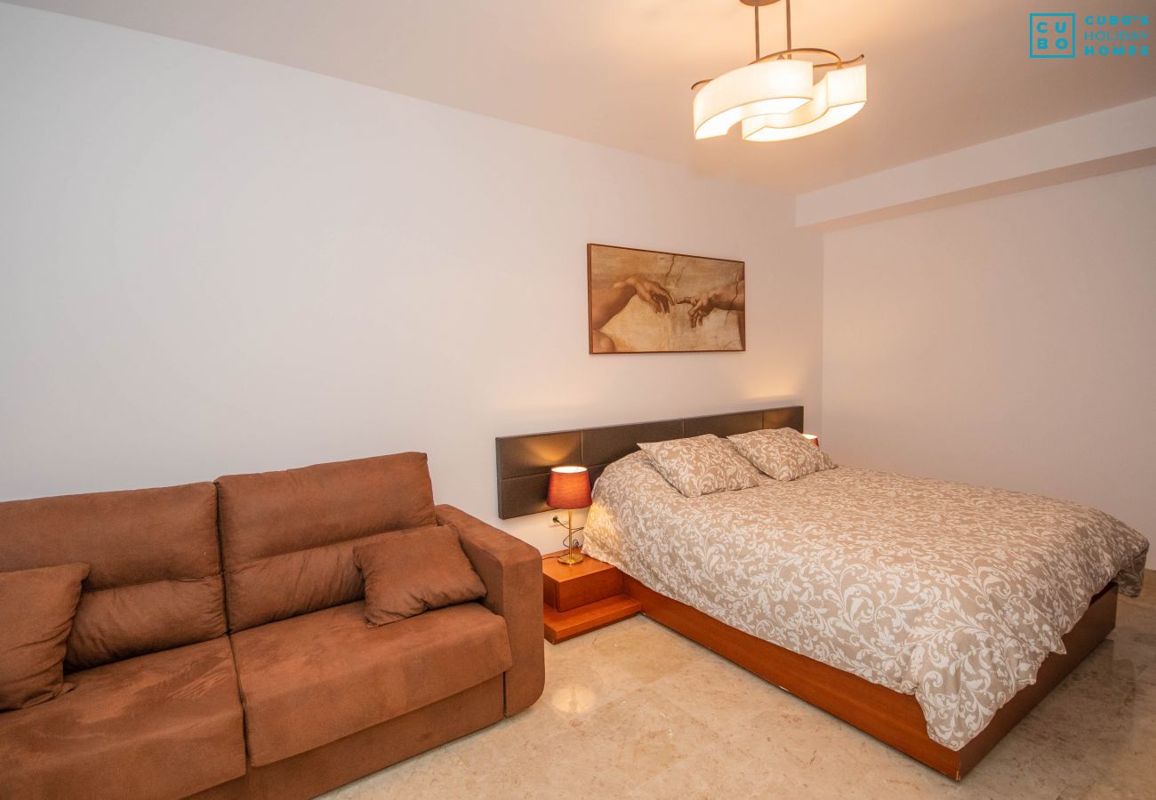 Chambre de cet appartement à La Cala de Mijas