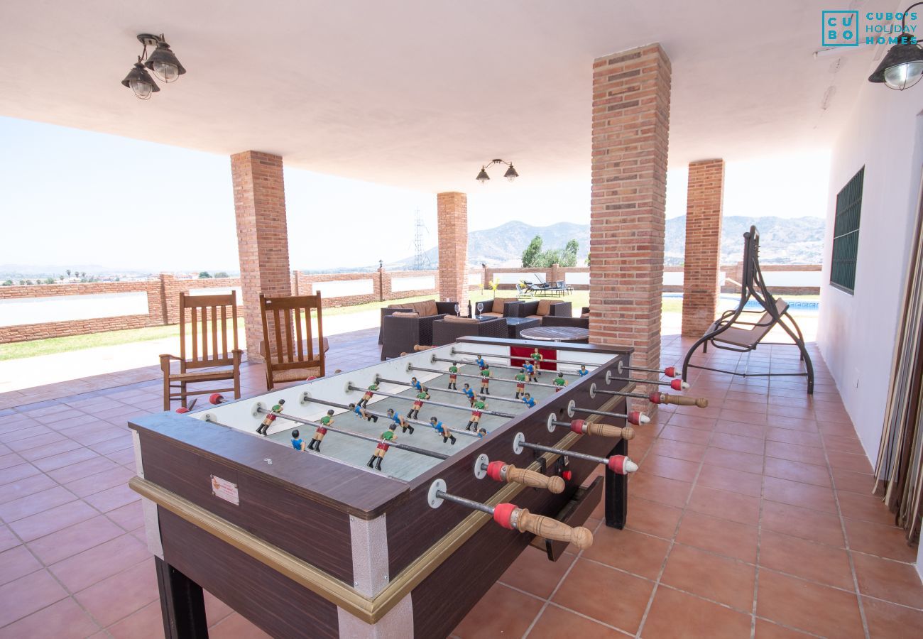 Terrasse de cette Villa à Cártama