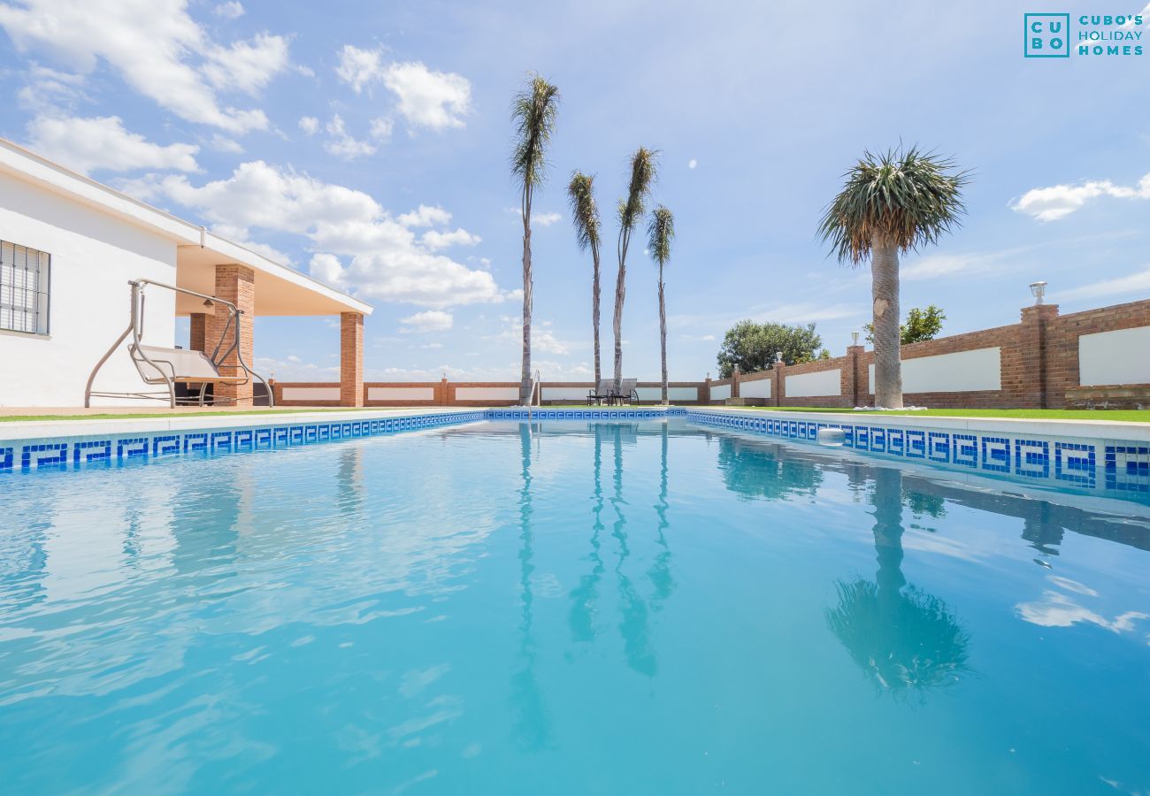 Piscine privée de cette Villa à Cártama