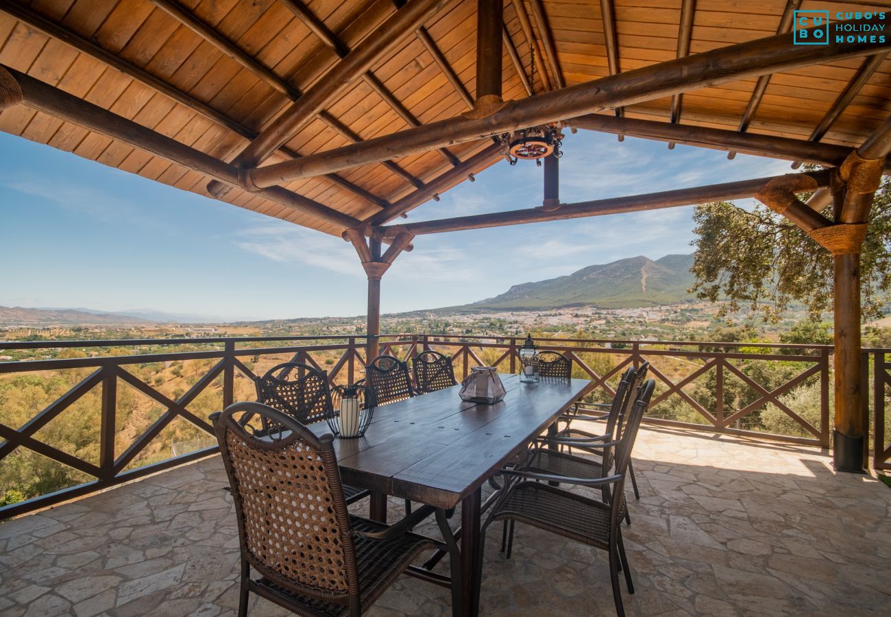 Terrasse de cette villa à Alhaurín el Grande