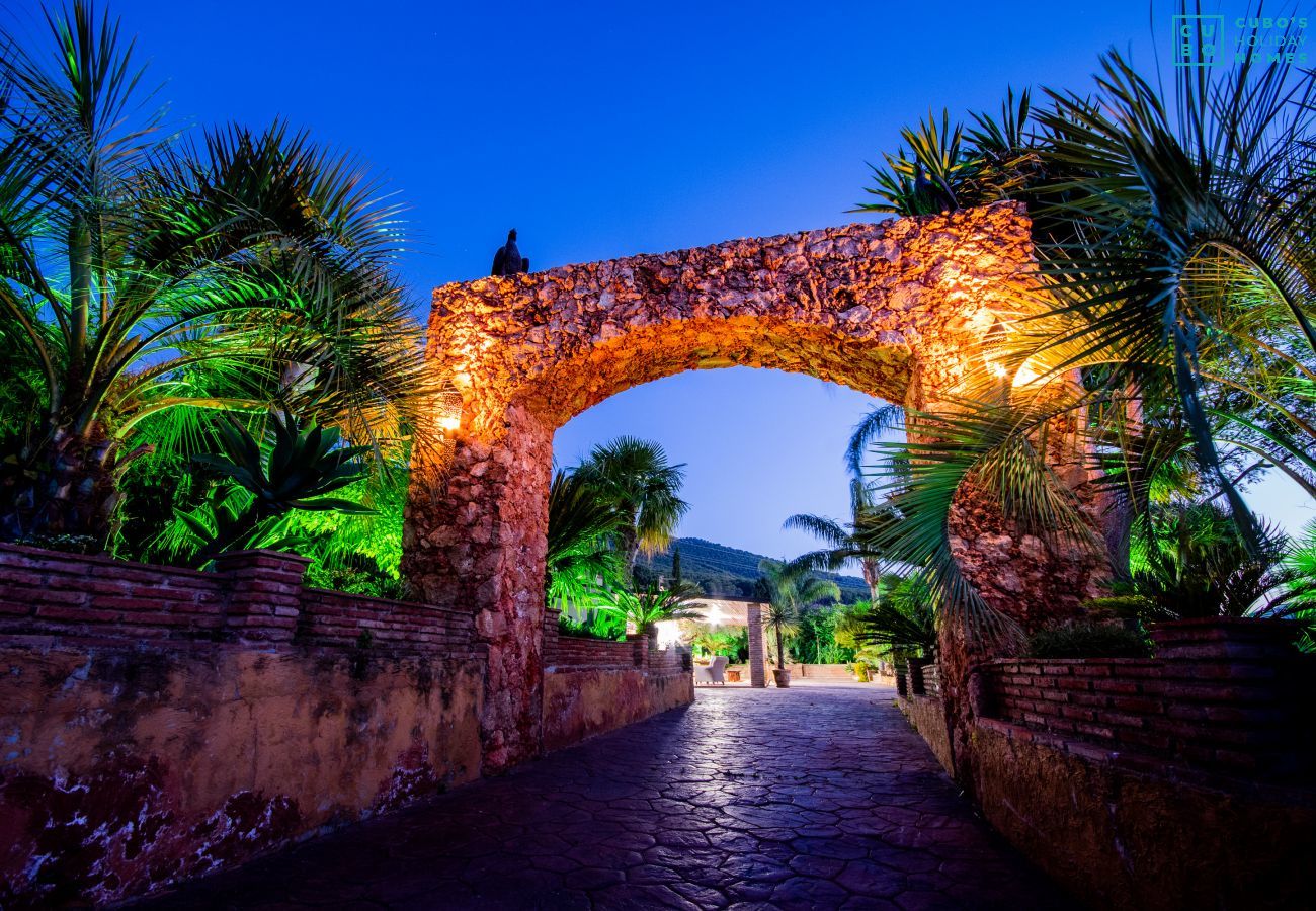 Jardin de cette Finca à Alhaurín el Grande