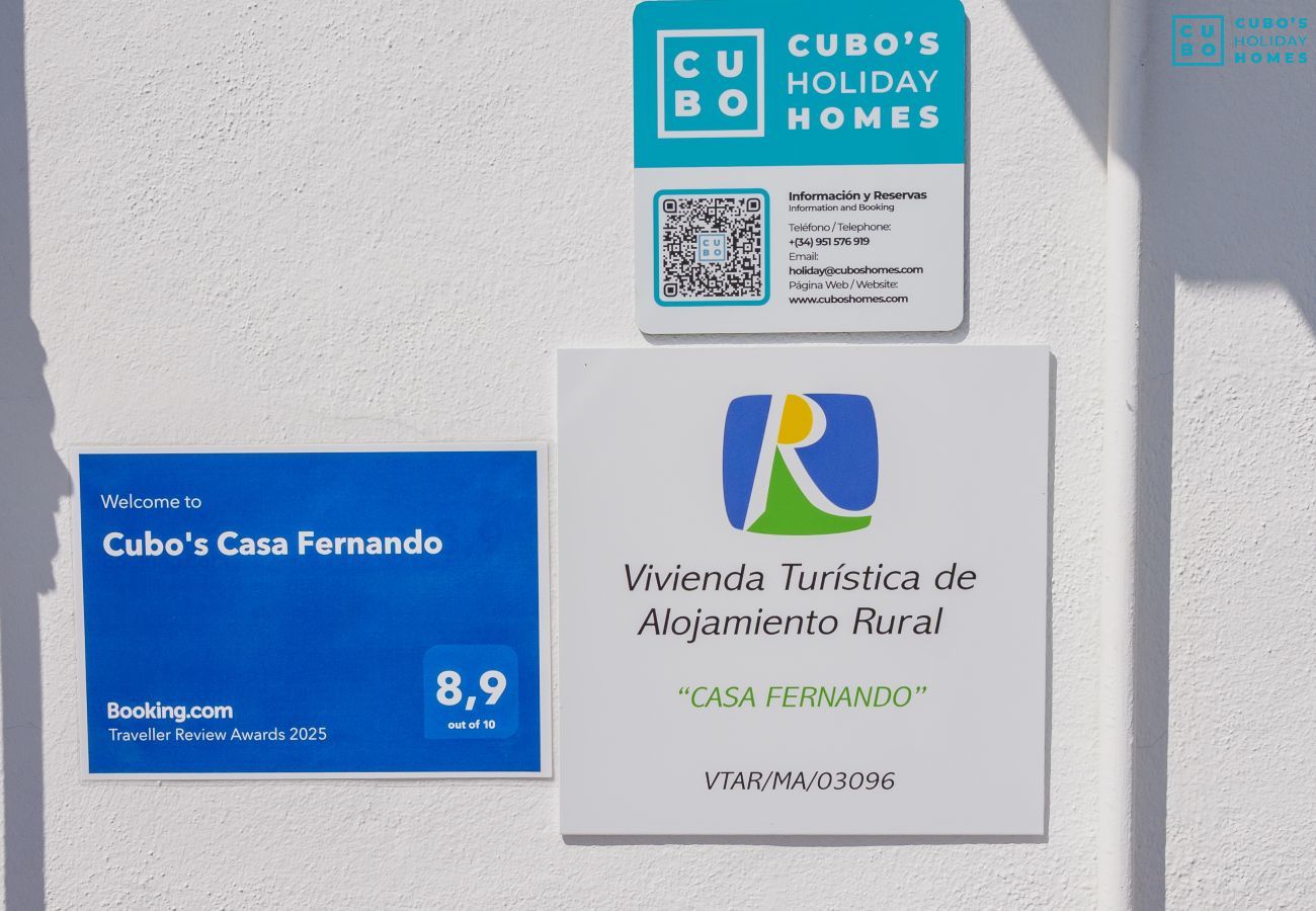 Gîte Rural à Cártama - Cubo's Casa Fernando High Privacy