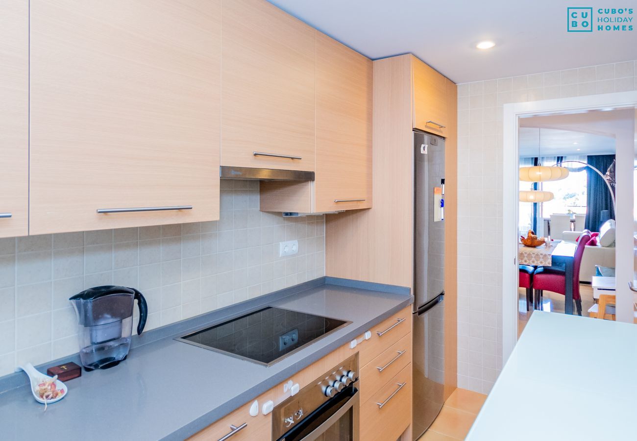 Cuisine de cet appartement à Marbella