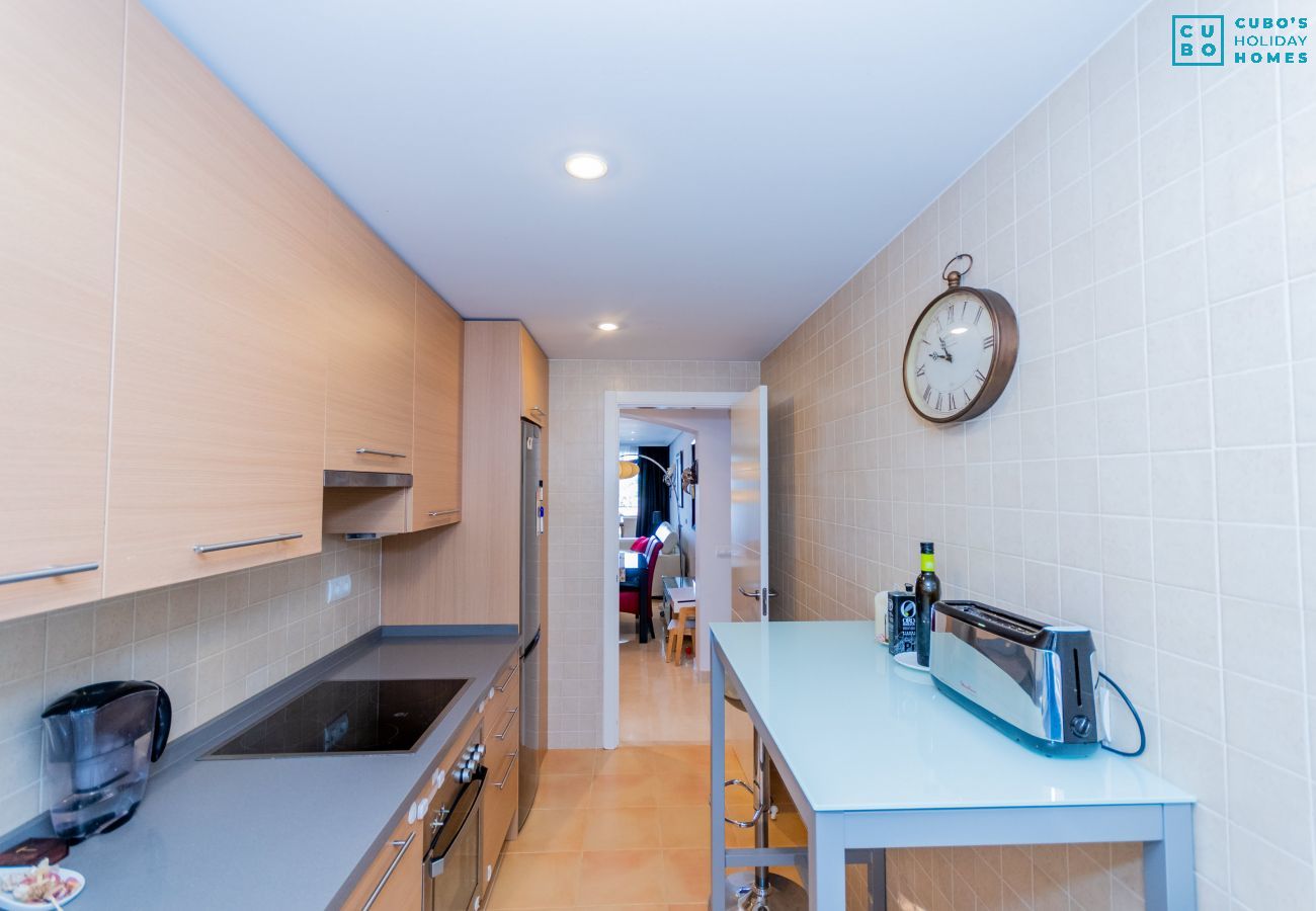 Cuisine de cet appartement à Marbella