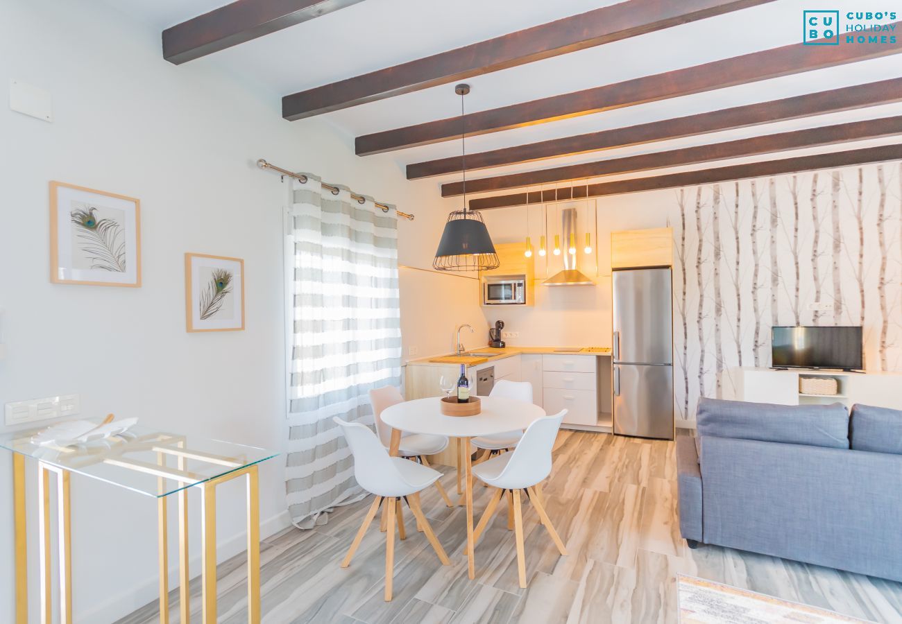 Salle à manger de cette ferme à Alhaurín el Grande