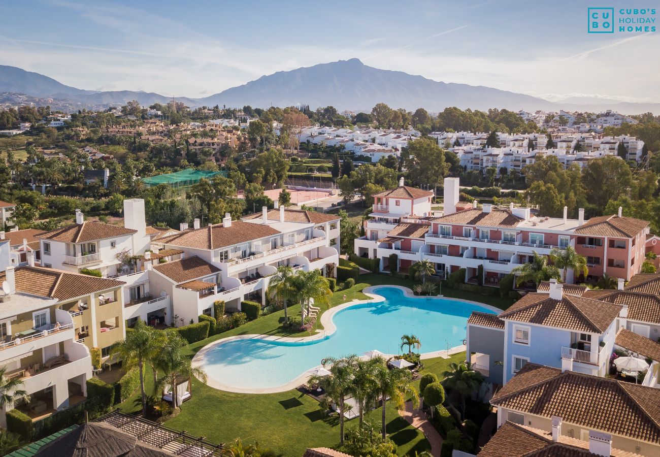 Vues de cet appartement à Marbella