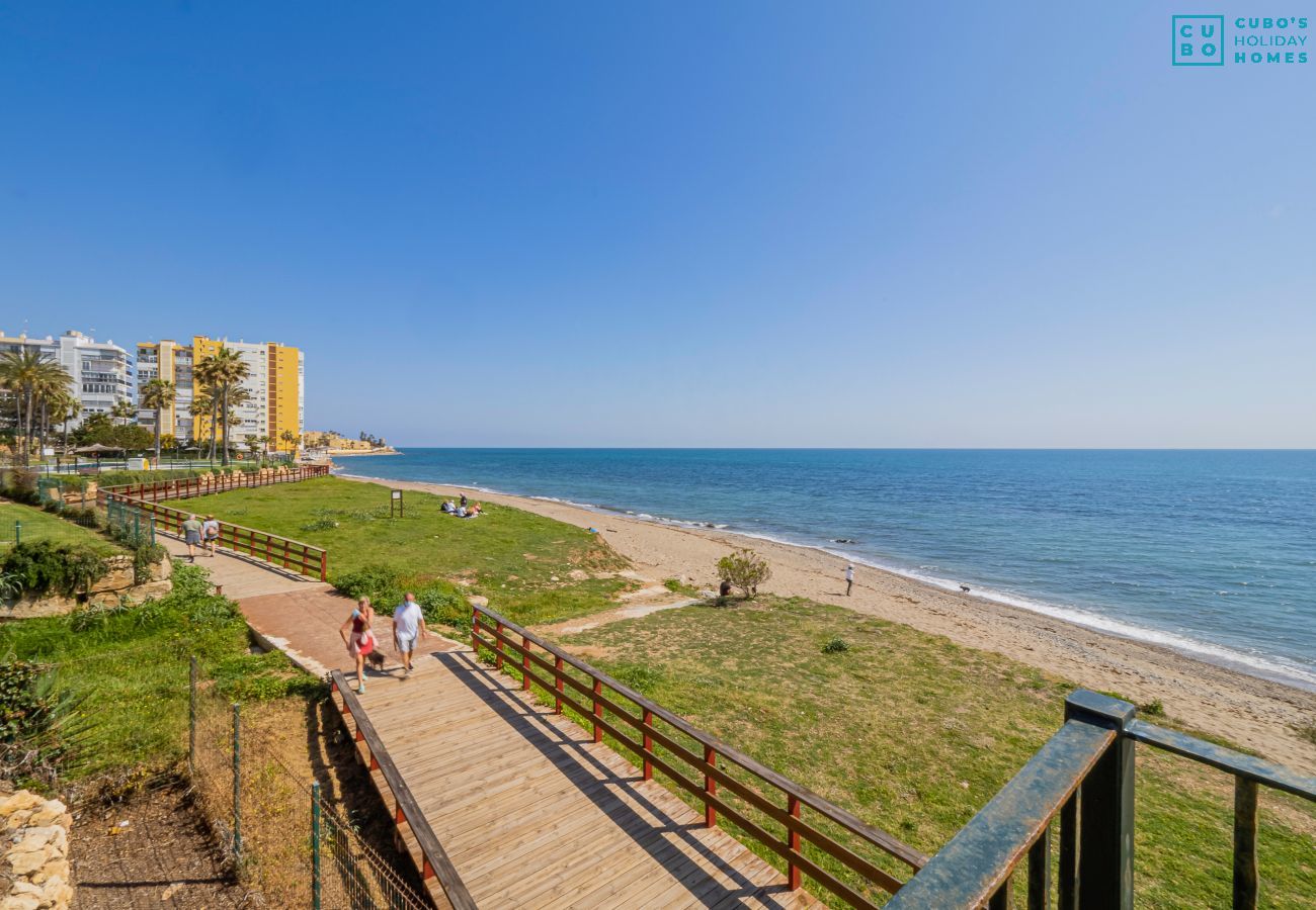 Plage près de cet appartement à Calahonda