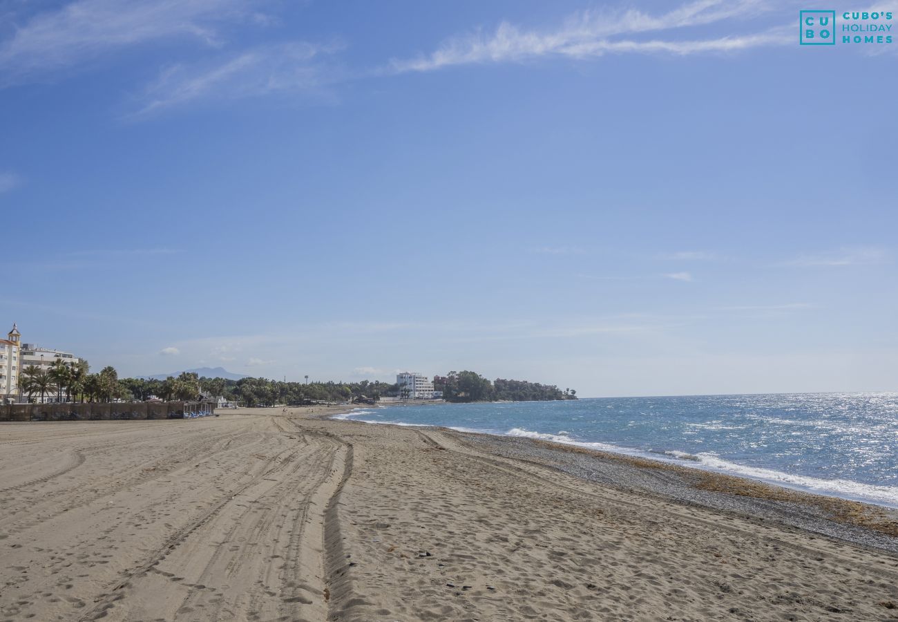 Plage près de cet appartement à Estepona