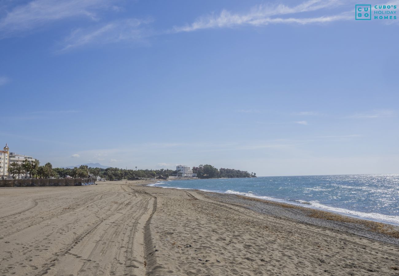 Plage près de cet appartement à Estepona