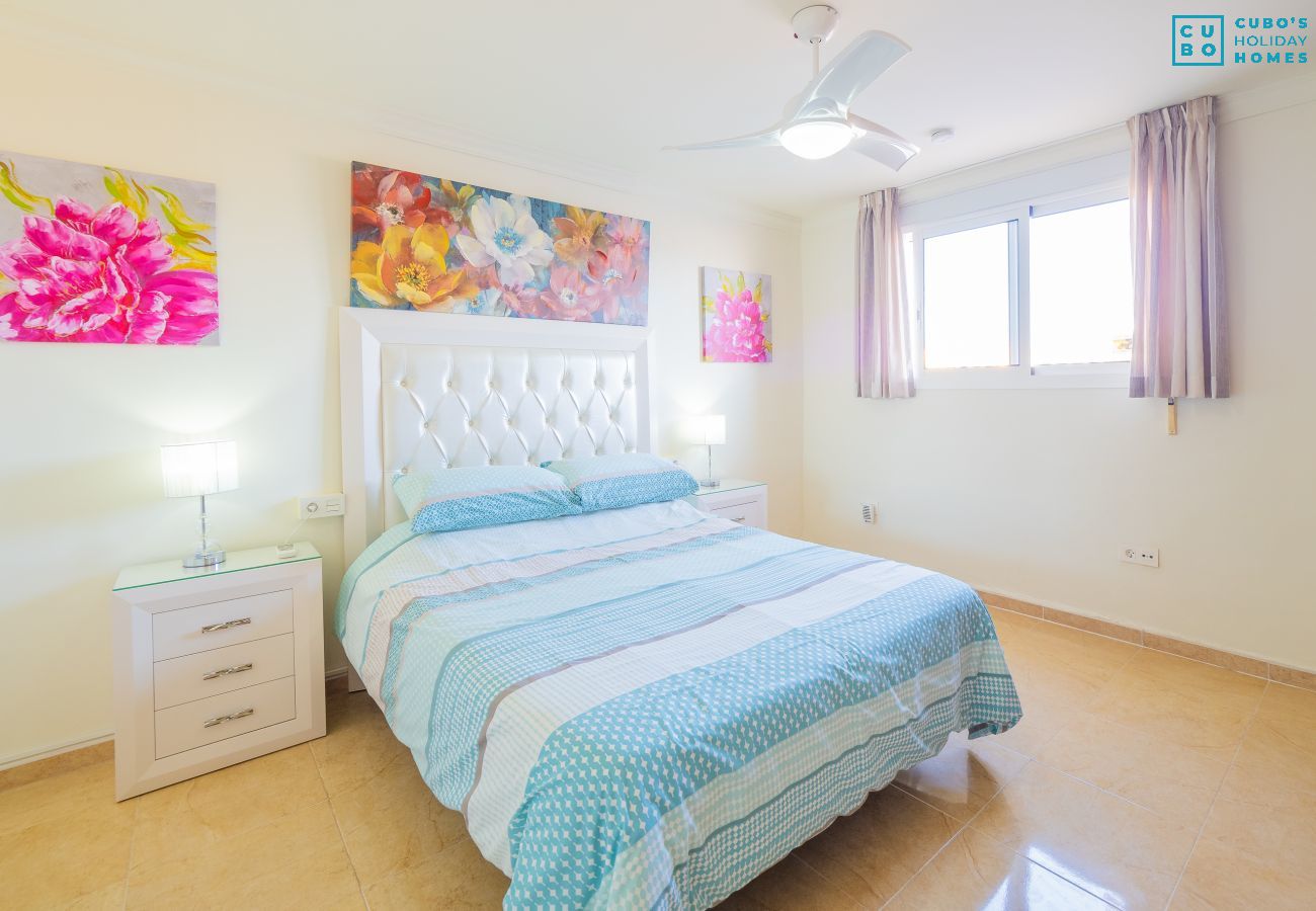 Chambre à coucher de cette maison à Sierra Gorda, Coín