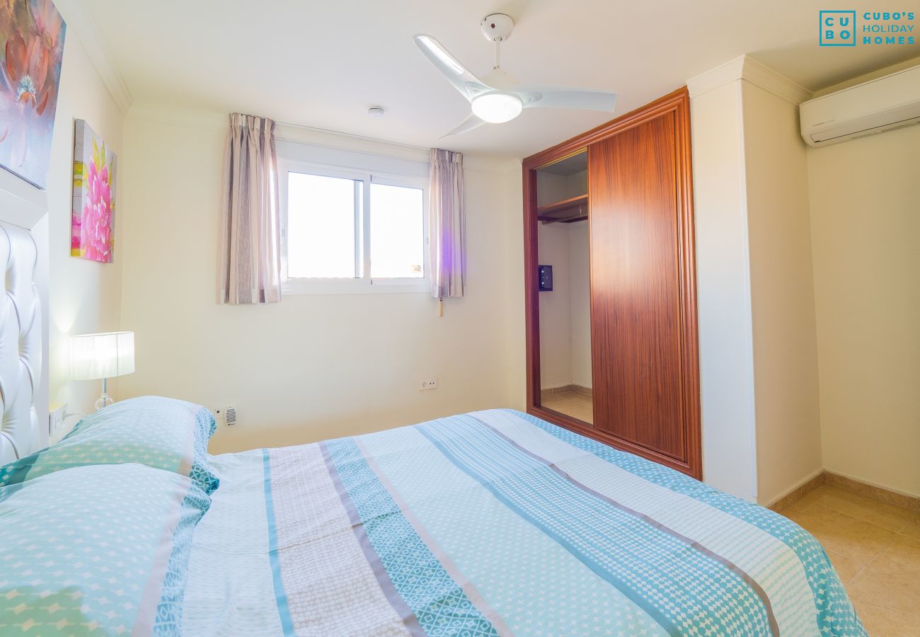 Chambre à coucher de cette maison à Sierra Gorda, Coín