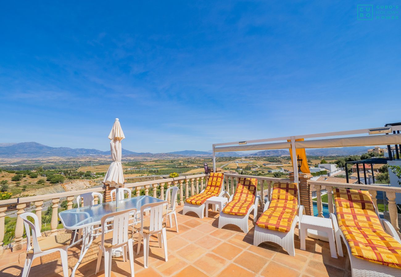 Piscine de cette maison à Sierra Gorda, Coín