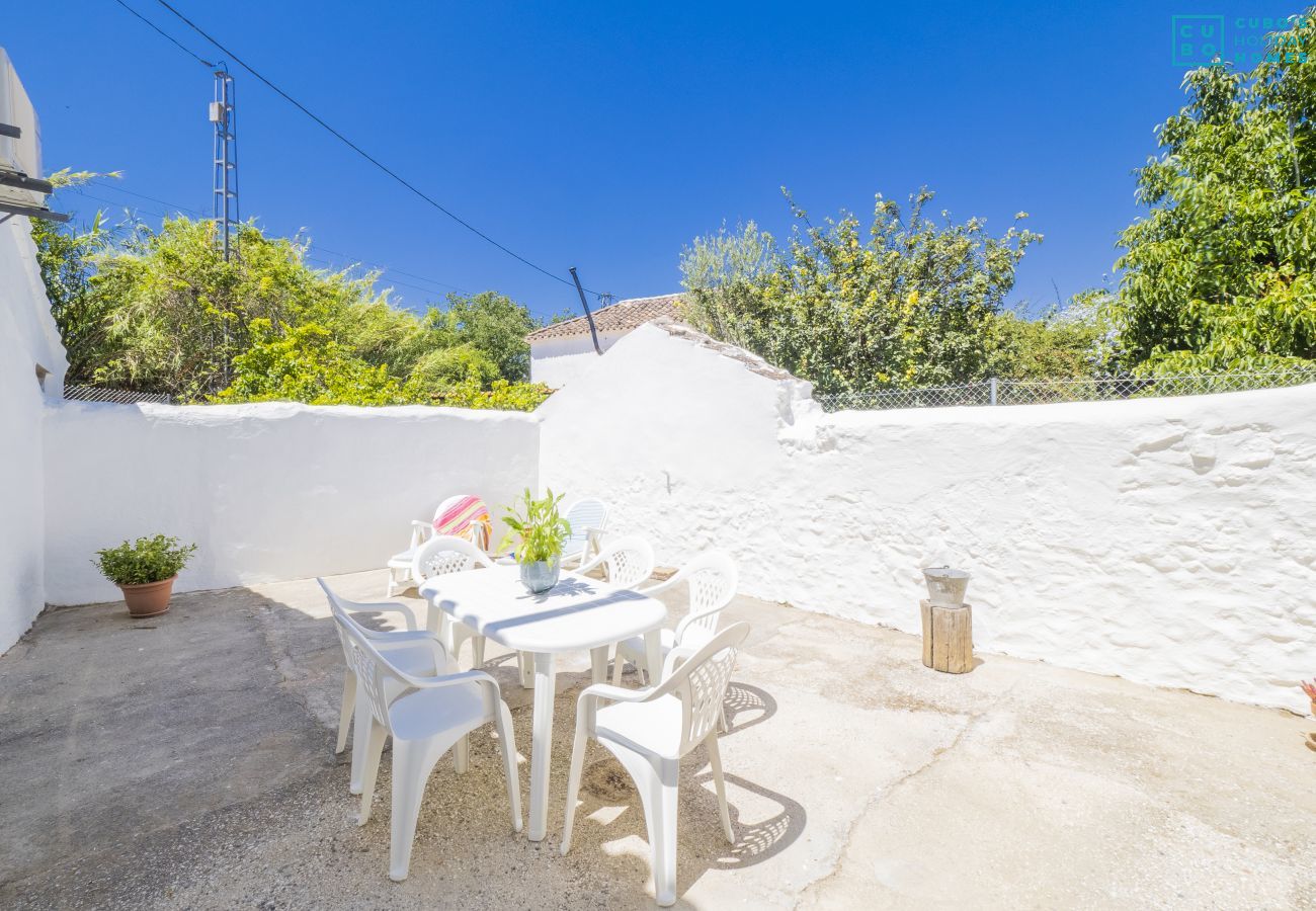 Terrasse de cette ferme à Coin