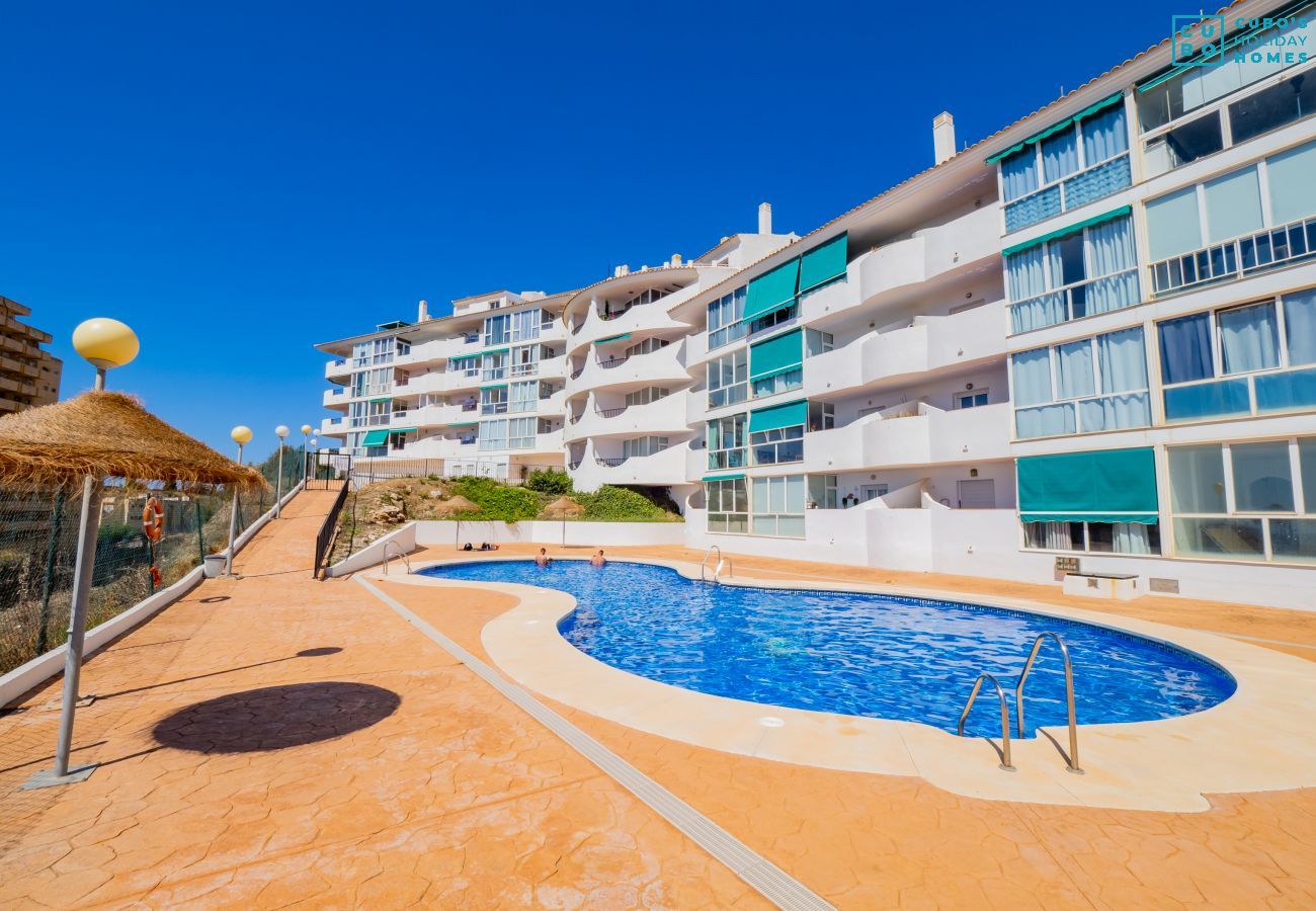 Piscine de l'urbanisation où se trouve le logement.