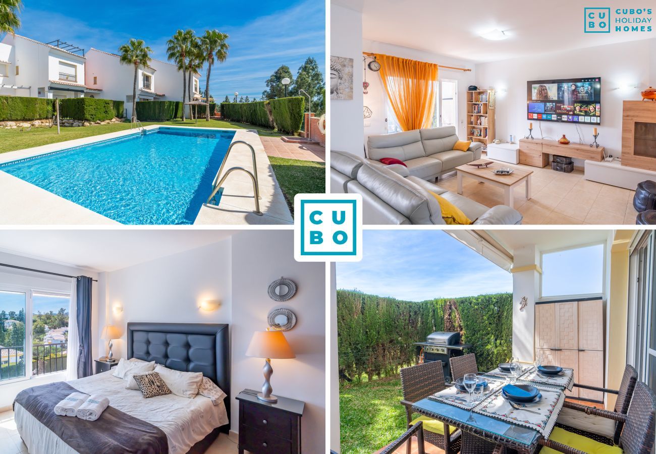 Maison de vacances avec piscine à Mijas Costa idéale pour des vacances sur la Costa del Sol